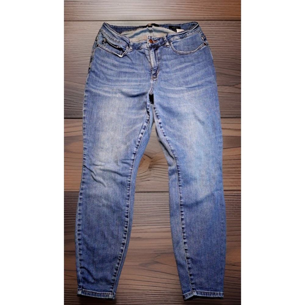 Judy Blue Jeans Womens 16W (34x28) Skinny Fit Dark Wash Blue Jeans JB86212